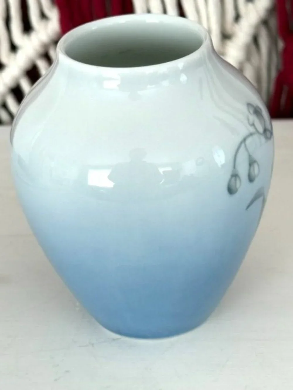 B&G Bing & Grøndahl Copenhagen Porcelain Lily of the Valley Bud Vase Denmark 501